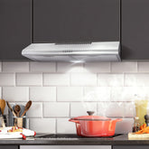 COS-5MU30 30 in. Delta Collection Ducted Under Cabinet Range Hood, Button Controls, Reusable Filters, LED Lights, Stainless Steel